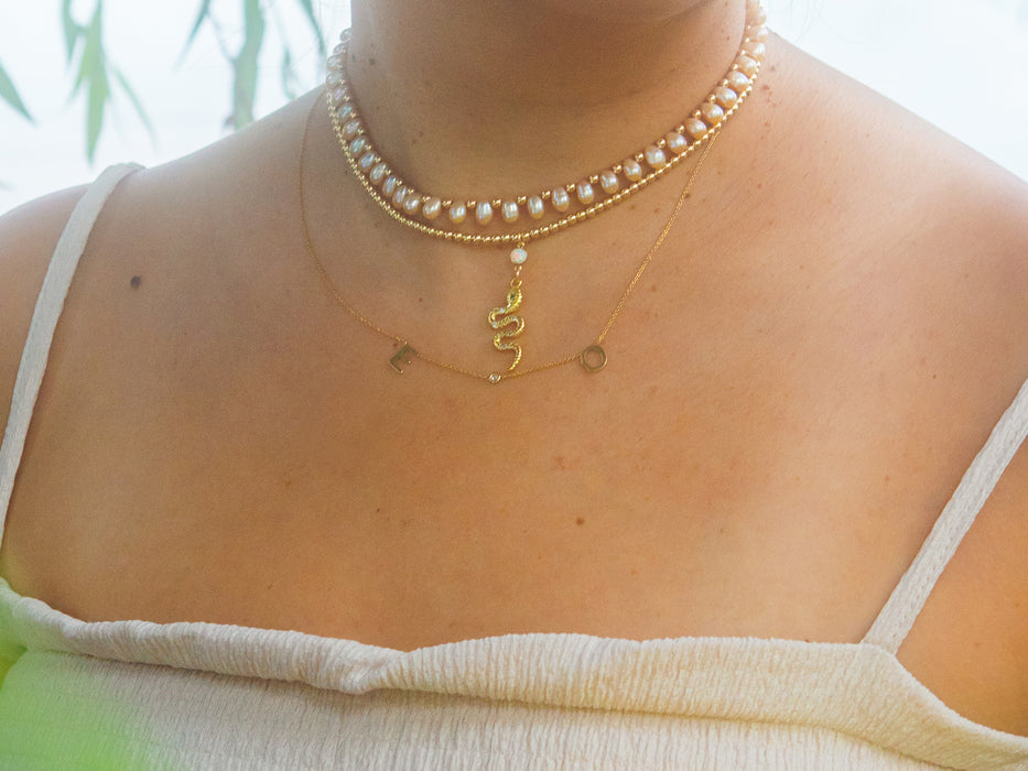 Crown of Pearls Choker