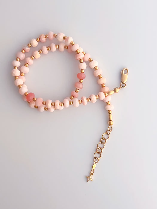 Pink Peruvian Opal Choker