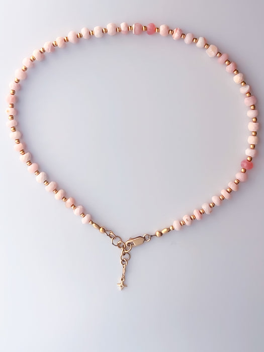 Pink Peruvian Opal Choker